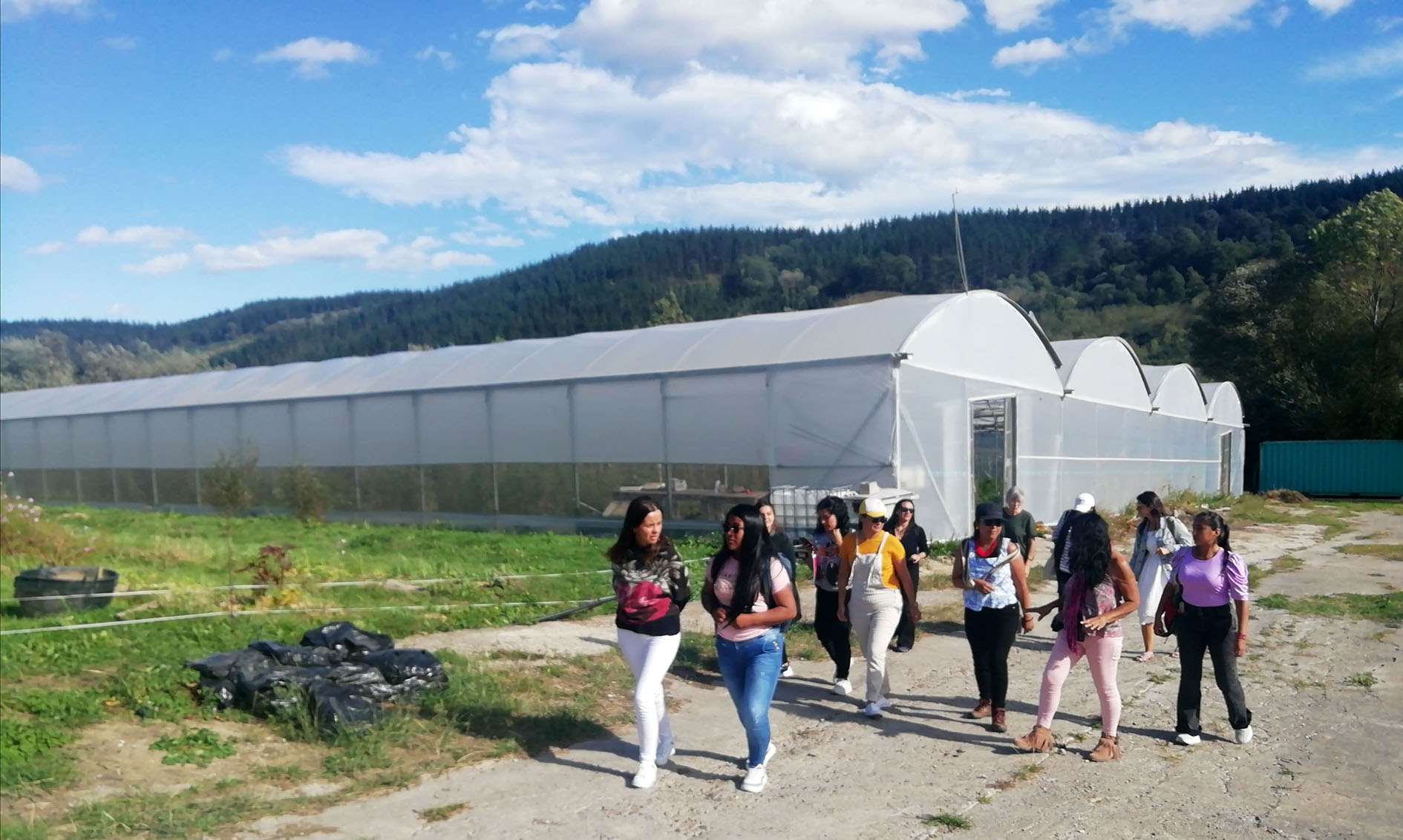 Grupo mujeres Cauca - visita - ecología 2022