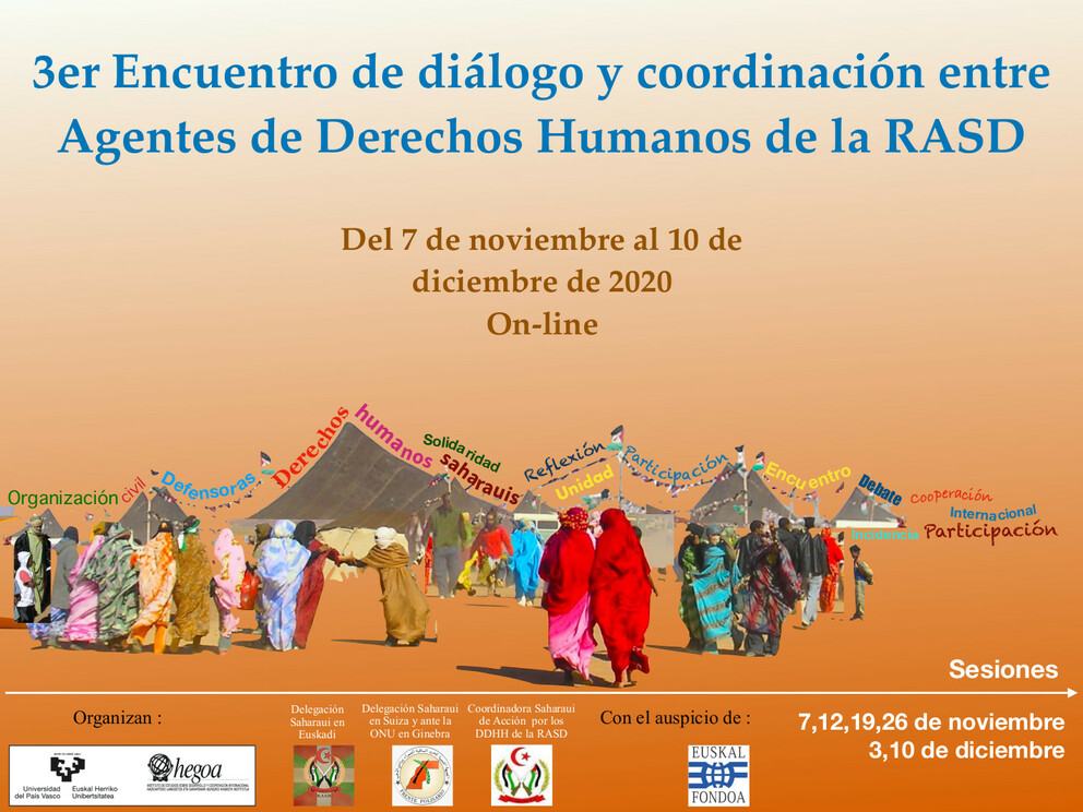 3º Encuentro de Diálogo y Coordinación entre Agentes de Derechos Humanos de la RASD