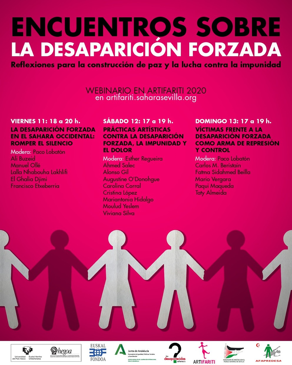 Encuentros sobre la desaparición forzada. Reflexiones para la construcción de la paz y la lucha contra la impunidad. Diciembre 2020.