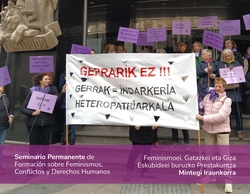 Acción feminista frente a la escalada bélica  (28 de mayo)