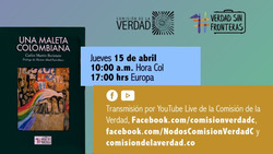 Presentación online del libro 'Una maleta colombiana', que recoge la experiencia de las víctimas en el exilio