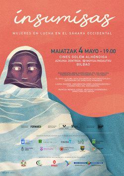 Estreno del documental "Insumisas. Mujeres en lucha en el Sáhara Occidental"